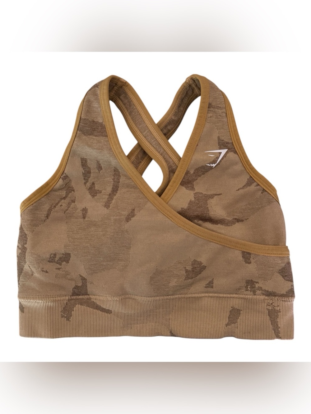 Gymshark Camo Seamless Cross-Back Sports Bra & Leggings Set